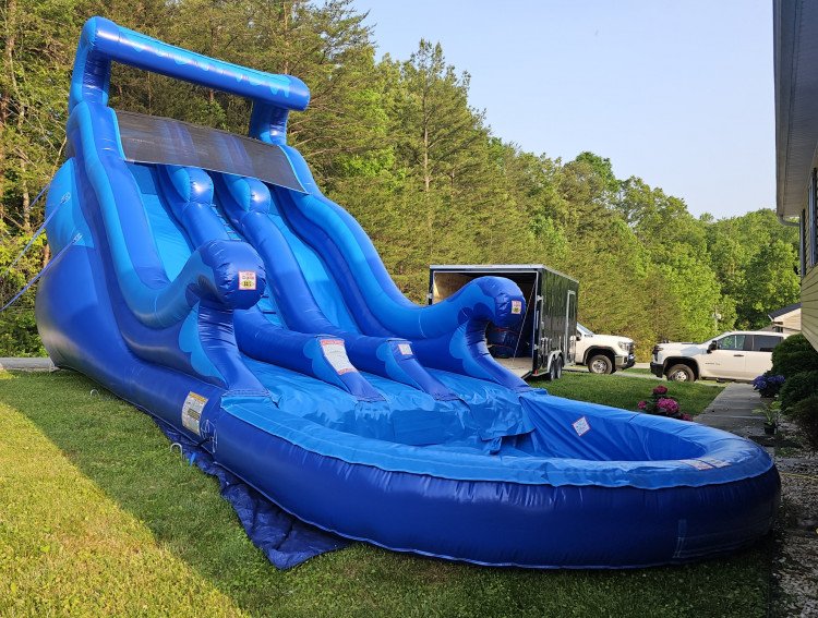 20' Big Wave Double Lane Water Slide