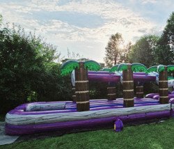 36FT Wild Thing Double Lane Slip N Slide With Light-Up Arch